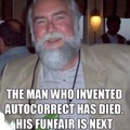 Autocorrect inventor died