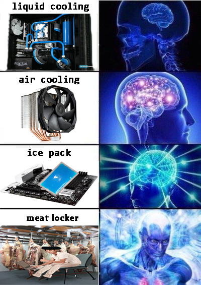 Cooling is important - meme