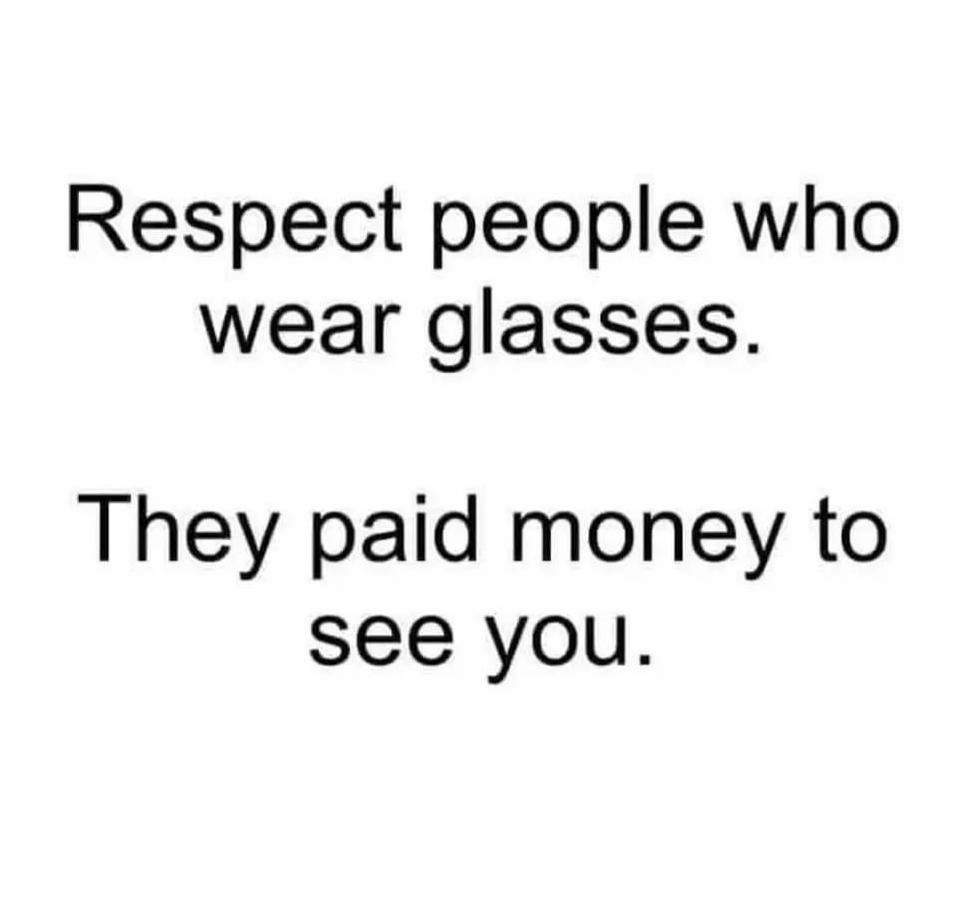 Glasses - meme