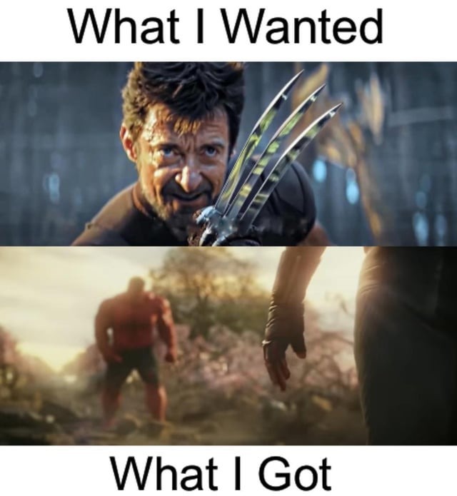 Wolverine vs Hulk meme