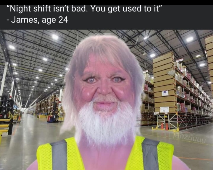 James has been around a night or two - meme