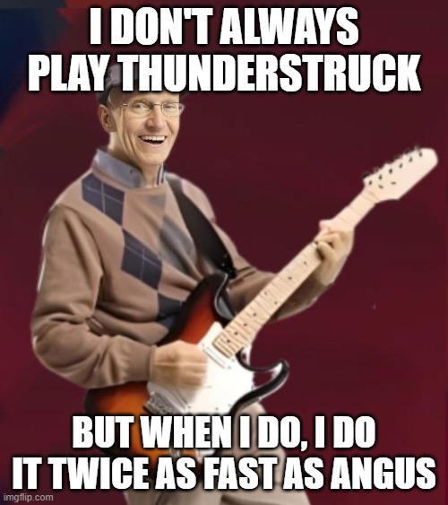 Twice As Fast As Angus - meme