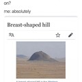 Hills made of boobies