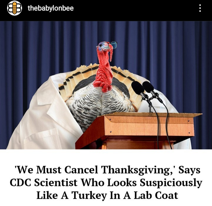 Thanksgiving is cancelled - meme