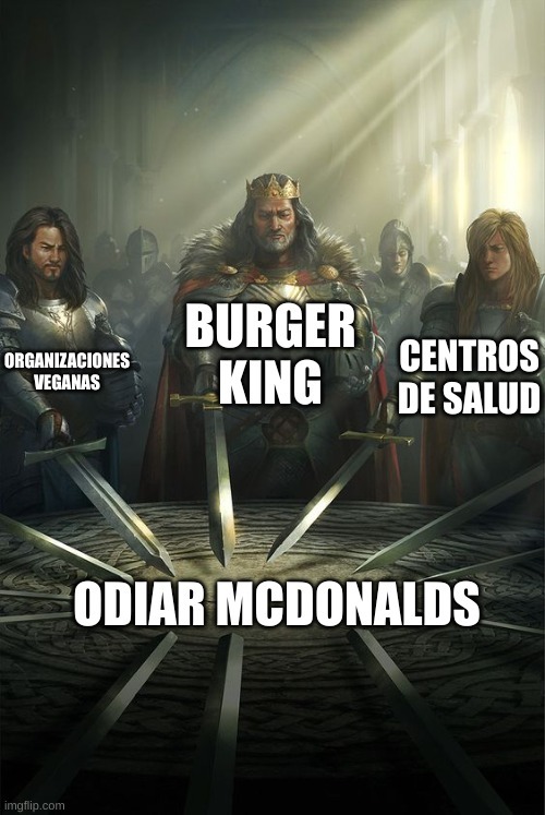 el titulo fue a un burger king - meme