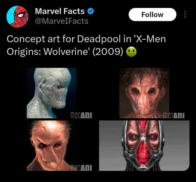 Deadpool concept art - meme