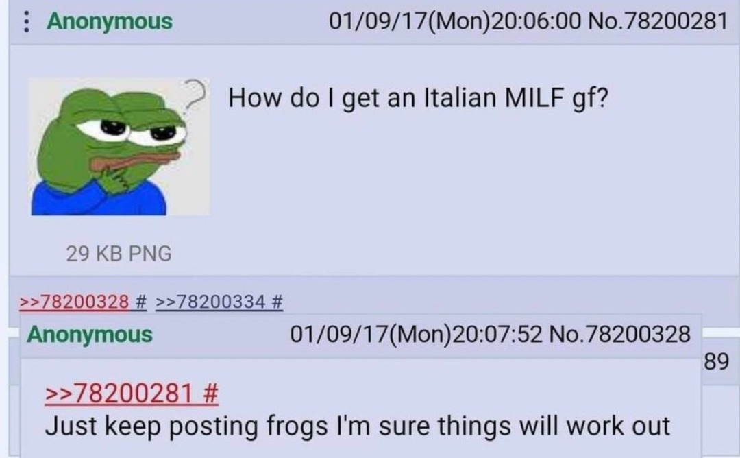 4chan frogs - meme