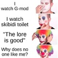 Skibidi toilet clowns
