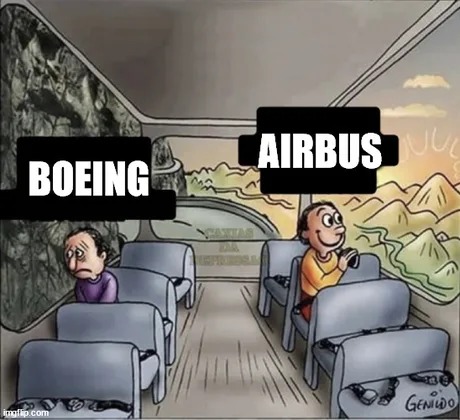 Boeing vs Airbus - meme