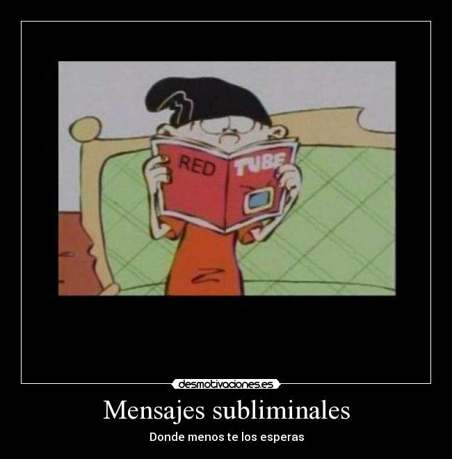 Mensajes subliminales - meme