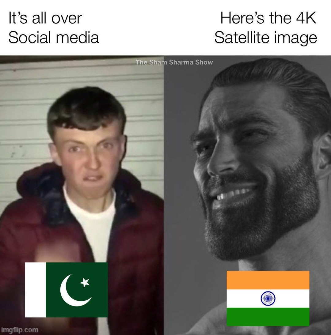 Why suddenly Ceasefire? Because Indian ballistic missiles hit 2 nuclear sites in pakistan which led to radiation leak all over the area. - meme