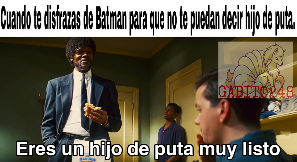 Batman es huerfano. - meme