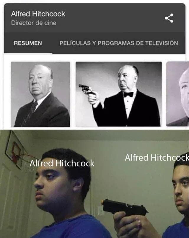 Alfred Hitchcock - meme