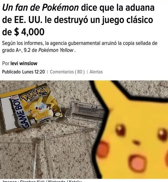 Pikachu sorpendido* - meme