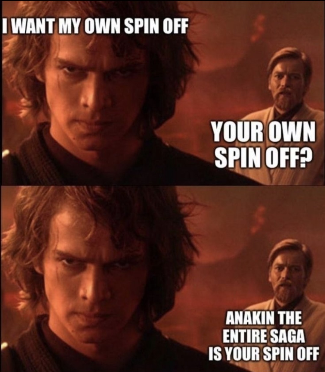 Anakin owns the prequels, except for our General "Hello there" Kenobi - meme