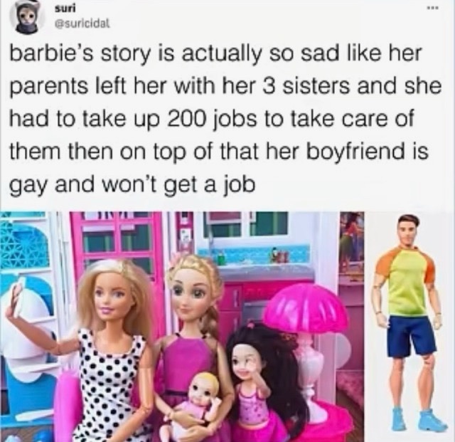 Dollar tree Barbie - meme