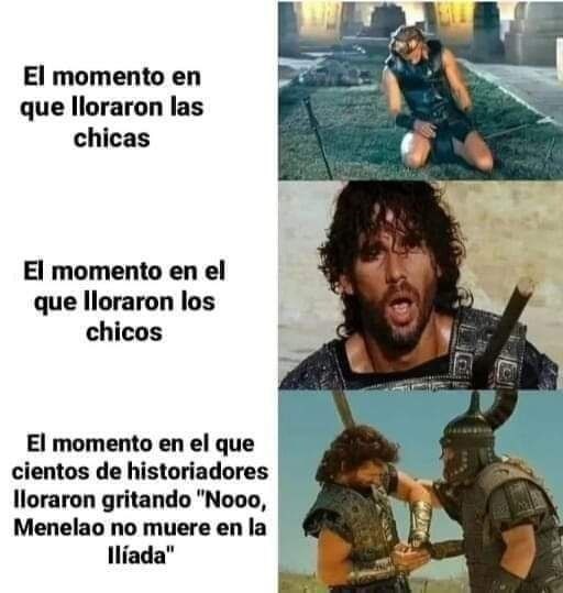 Troya peliculote - meme