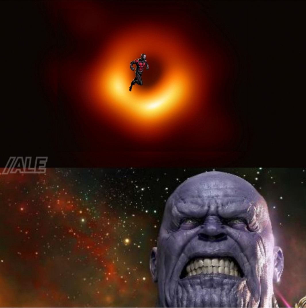 Novo buraco negro descoberto - meme