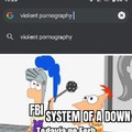 System of a down tiene una canción que se llama "violent pornography