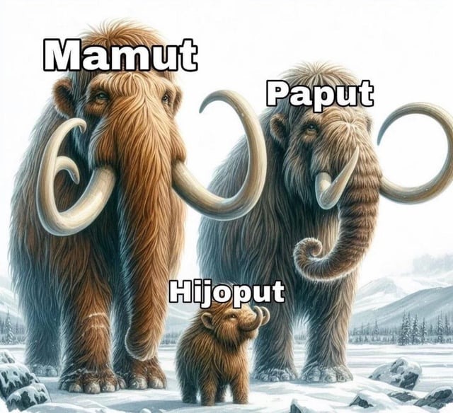 Familia del mamut - meme