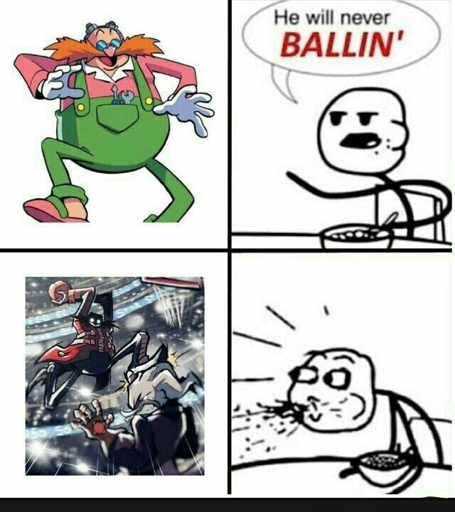 Eggman papeadas - meme
