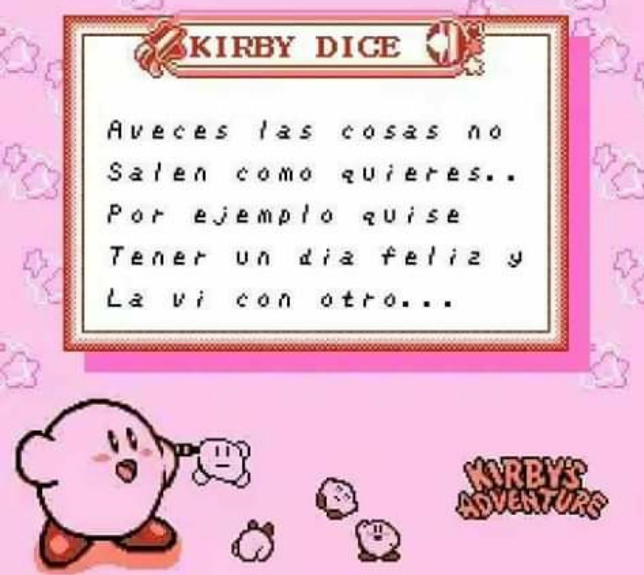 Kirby dice - meme