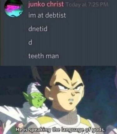 Teeth man - meme