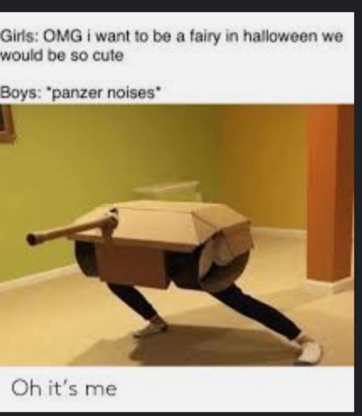 actually i like tanks - meme
