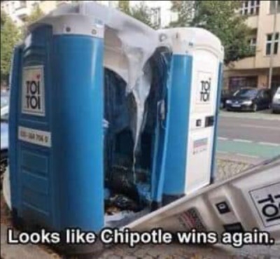 I knew I should have bought some chipotle away - meme