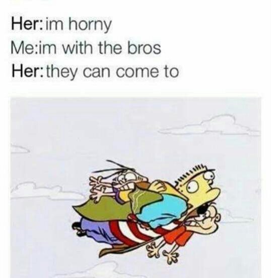 Ed bringing all the bros to the party - meme