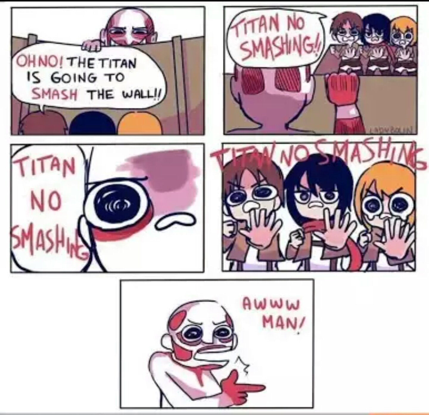 Attack on Dora - meme