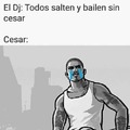 Cesar triste