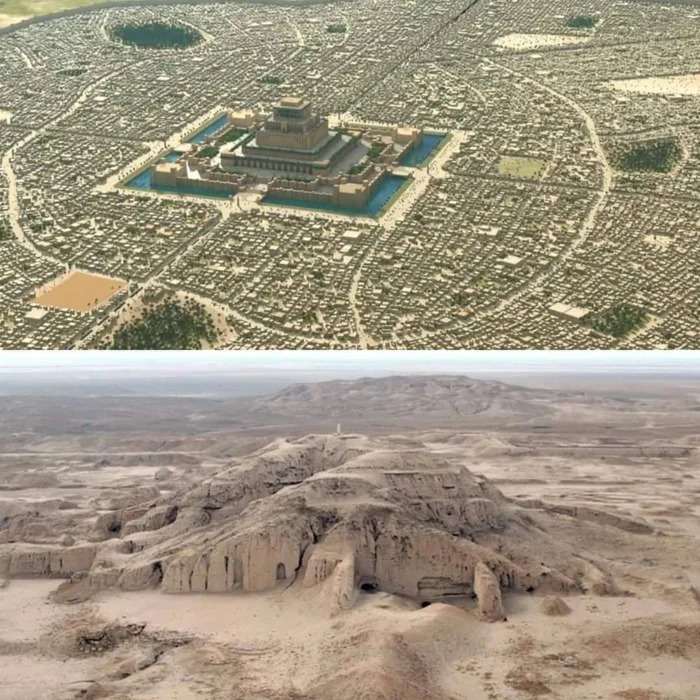 Sumerian city of Uruk, established around 4500 BCE. - meme