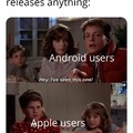 Apple is always behind