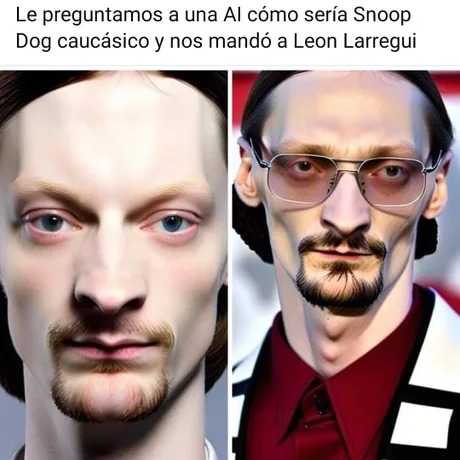 Snoop dogg blanco por AI - meme