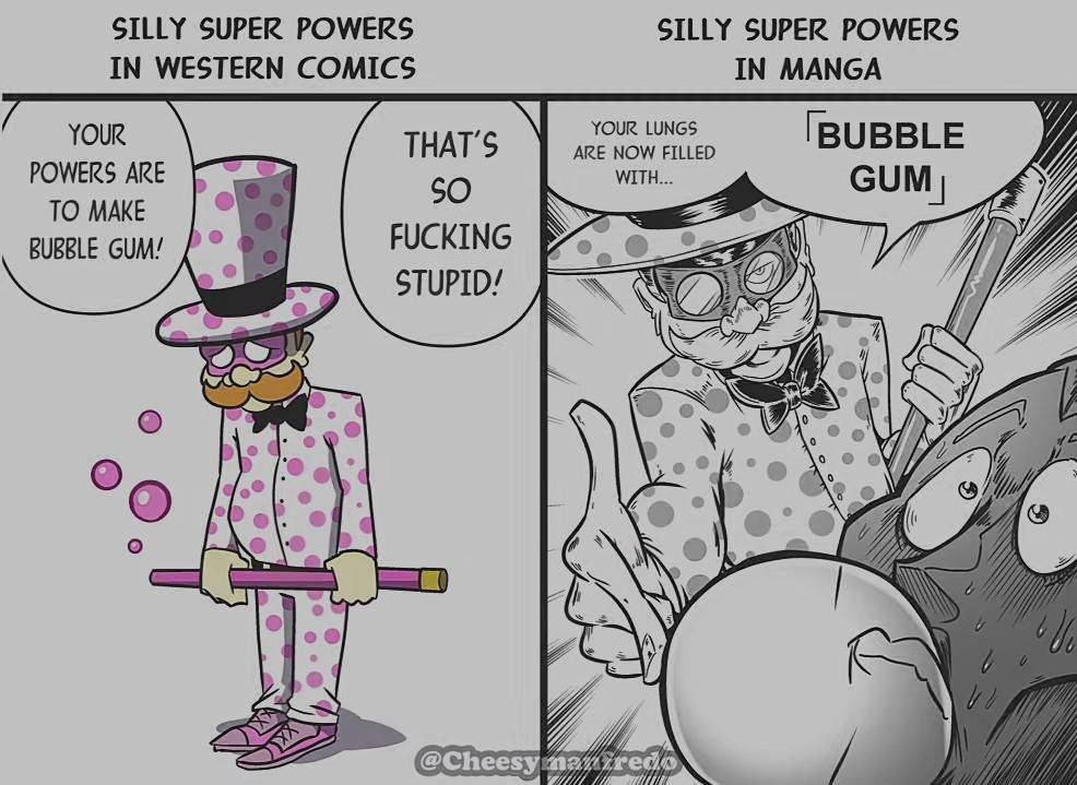 Or Silly Superhero vs. Silly Supervillain - meme