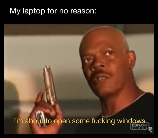 Laptop artwork - meme