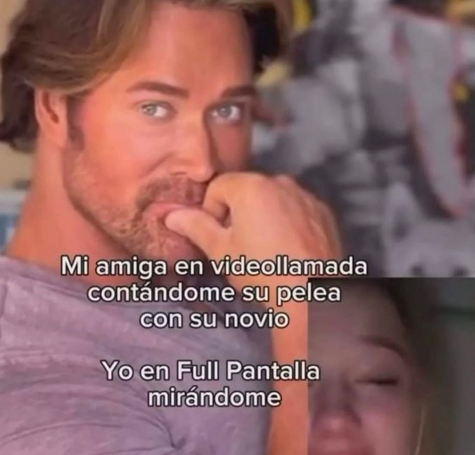siga hablando amiga - meme