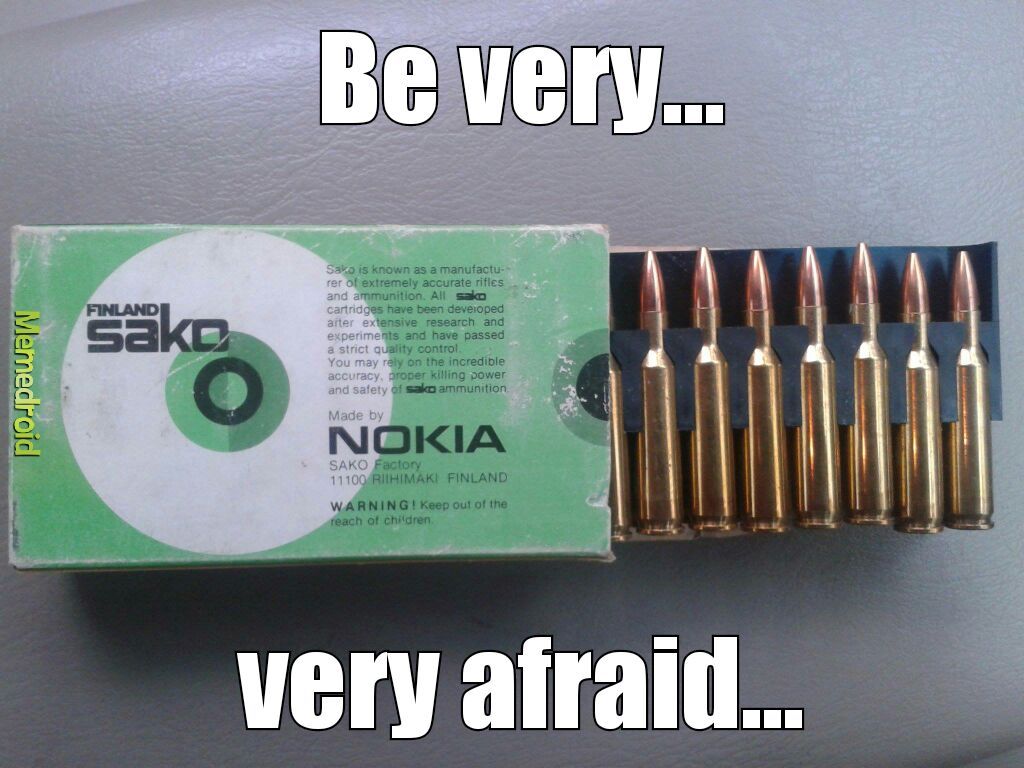 Nokia bullets - meme