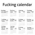 My calendar...