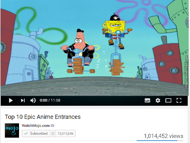 Top 10 Epic Anime Entrances - meme