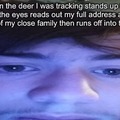 tracking deer