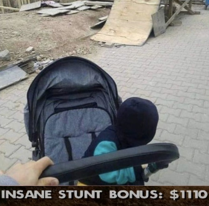insane stunt bonus - meme