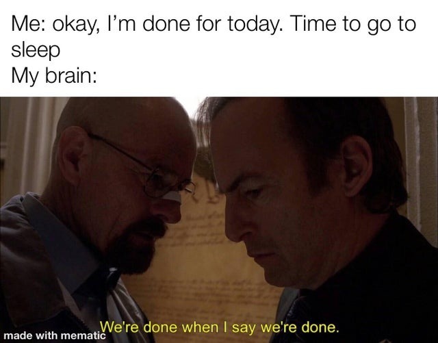 Brain nonstop - meme
