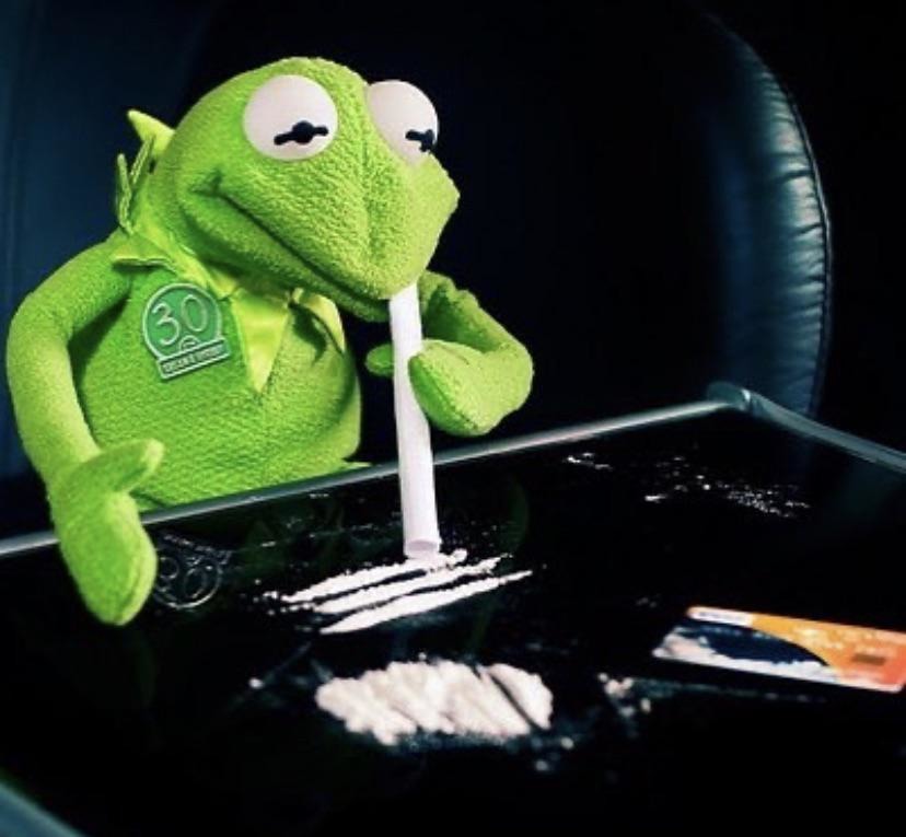Kermit is tired of waiting - meme