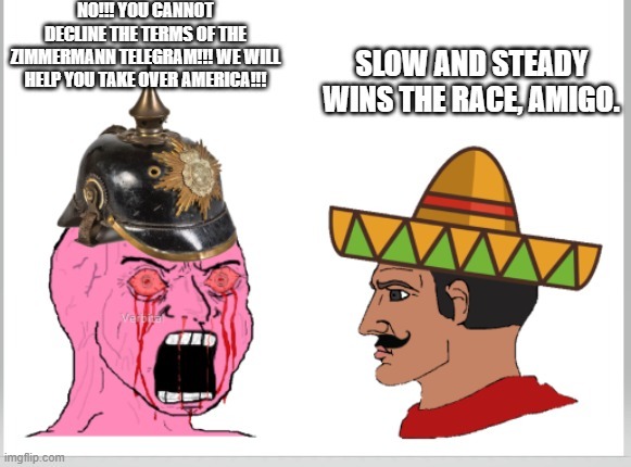 Mexico and Germany During 1917 - meme