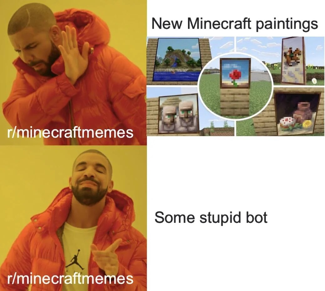 Reddit Minecraft - meme