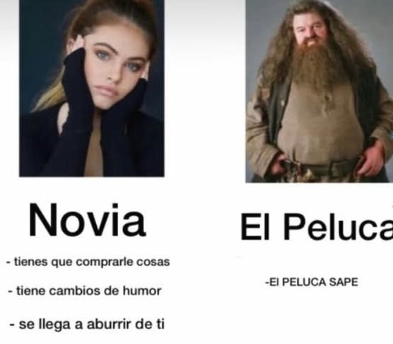 El Peluca tiene que comprarle cosas o se aburre y cambia de humor - meme