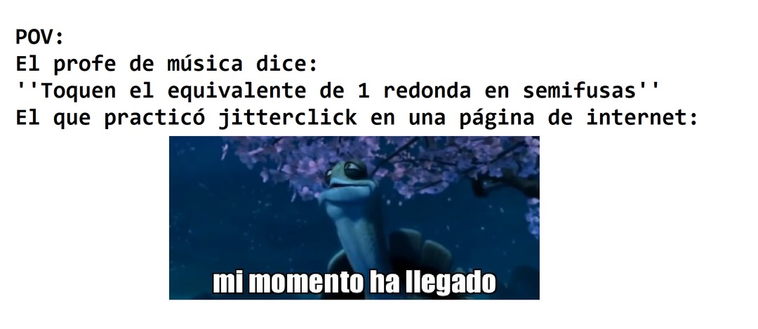 esto solo lo entenderás si estudiaste música y aclaro que es en 4/4 - meme