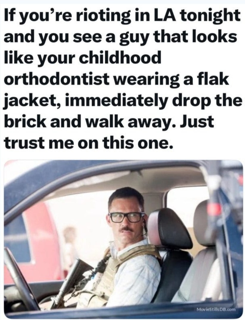 Walk away, dude, walk away. - meme